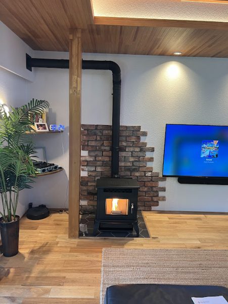 滋賀県ペレットストーブ設置